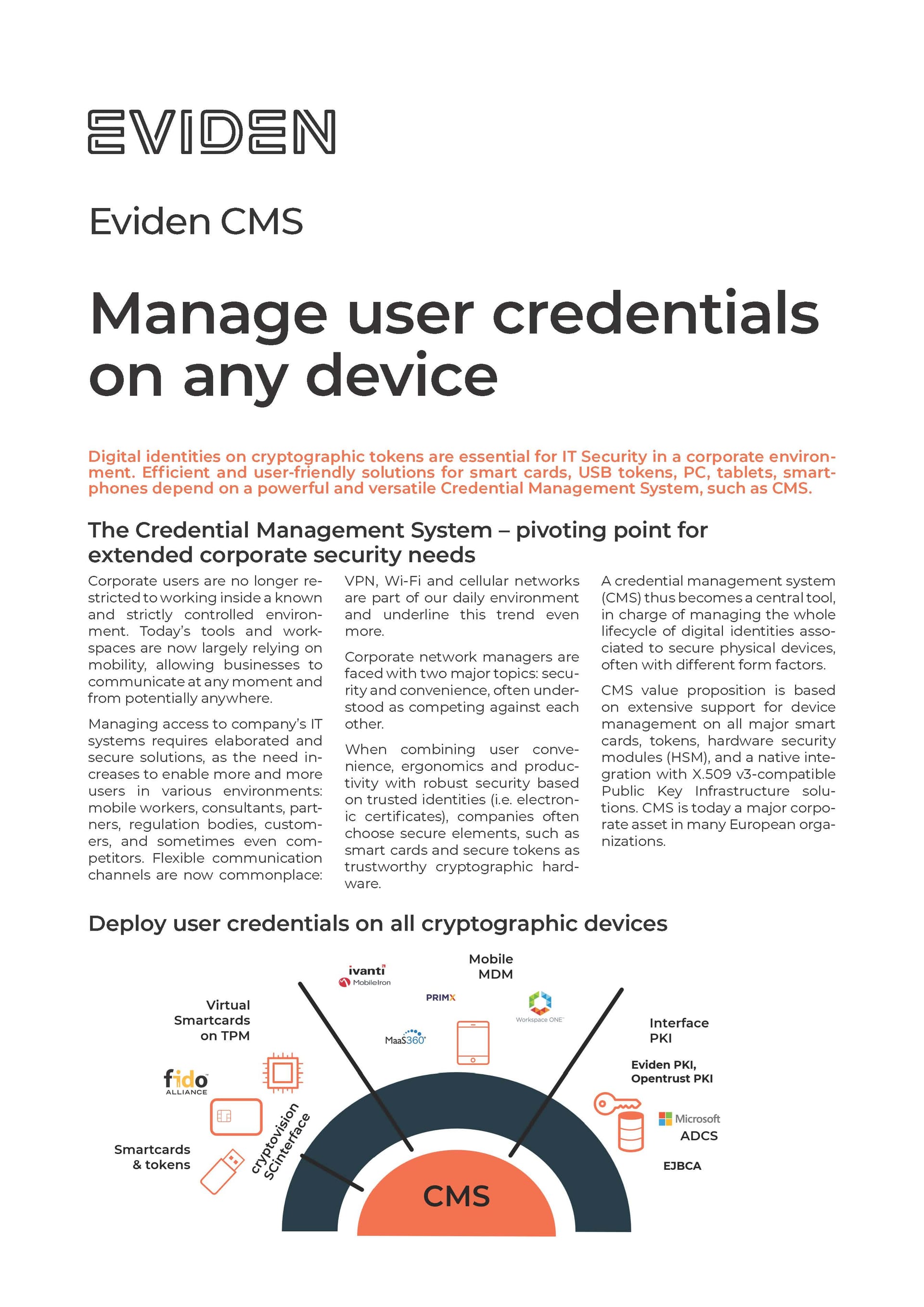 Eviden CMS - factsheet