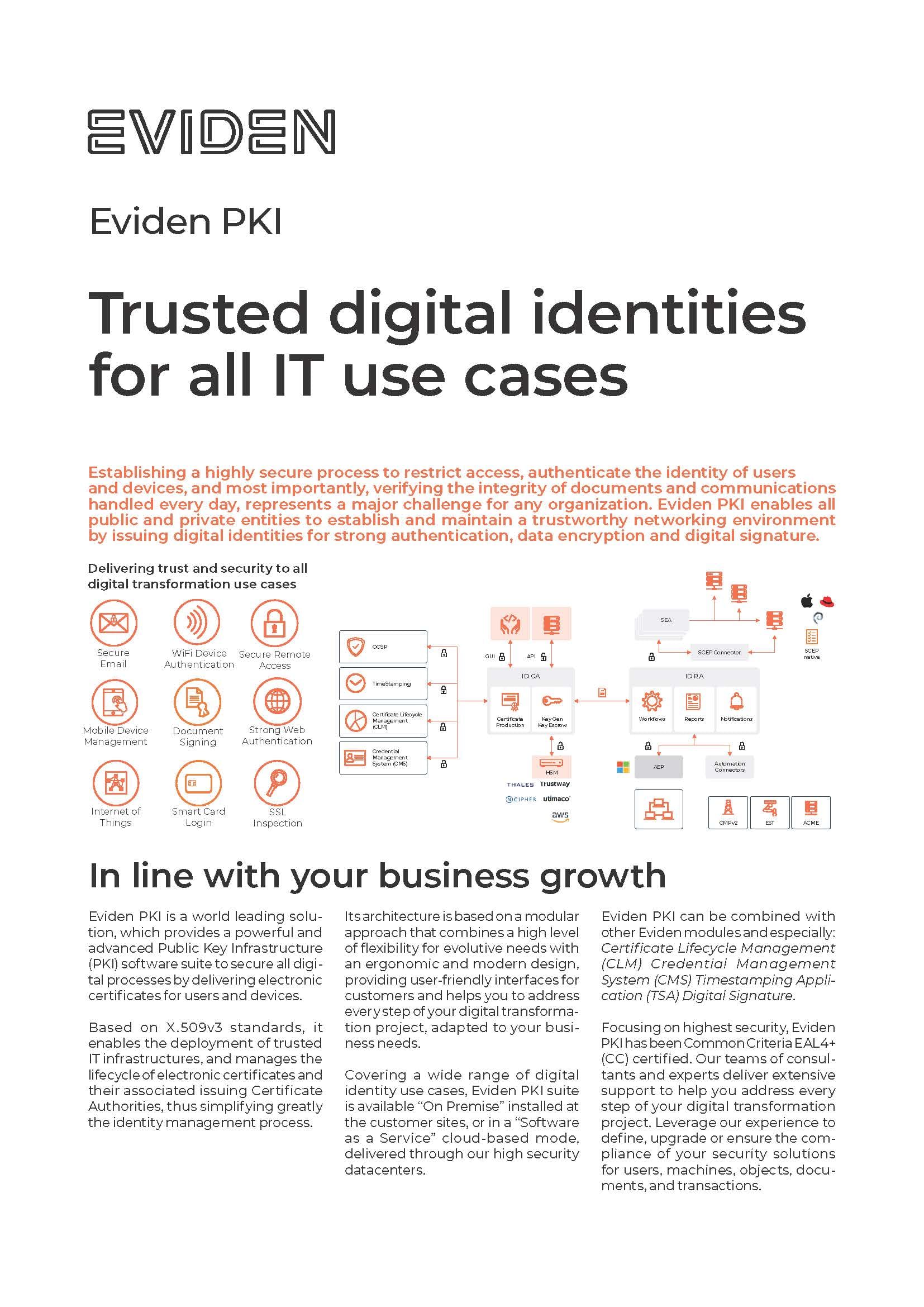 Eviden PKI - factsheet