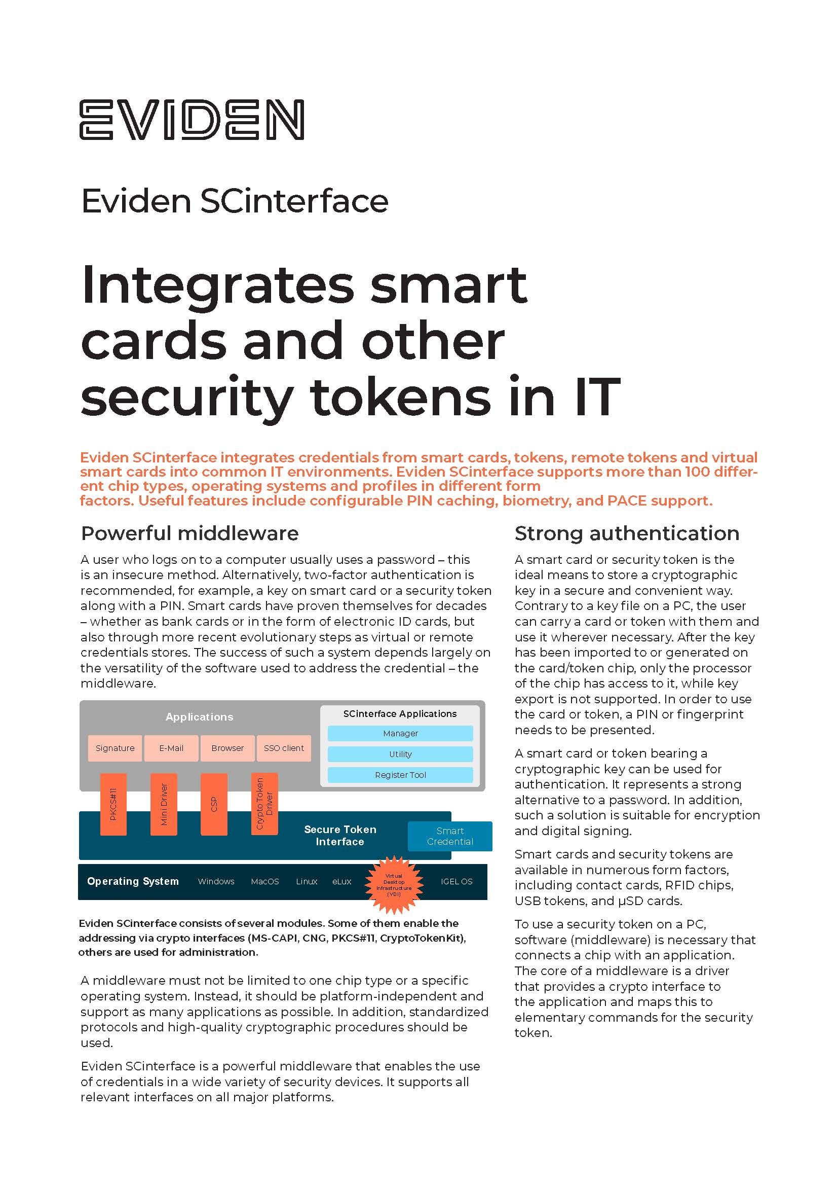 Eviden SCinterface factsheet