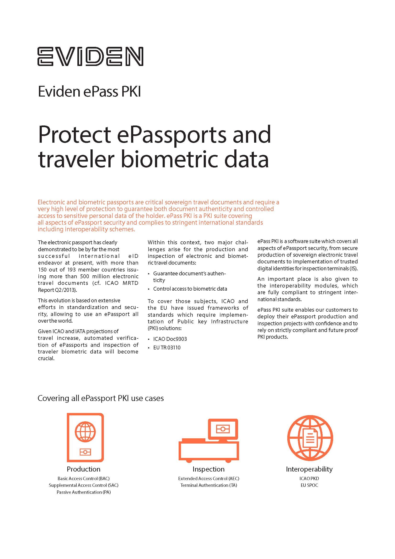 Eviden ePAss PKI - factsheet
