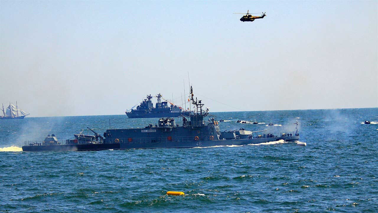 Romanian Navy official party patrol boat